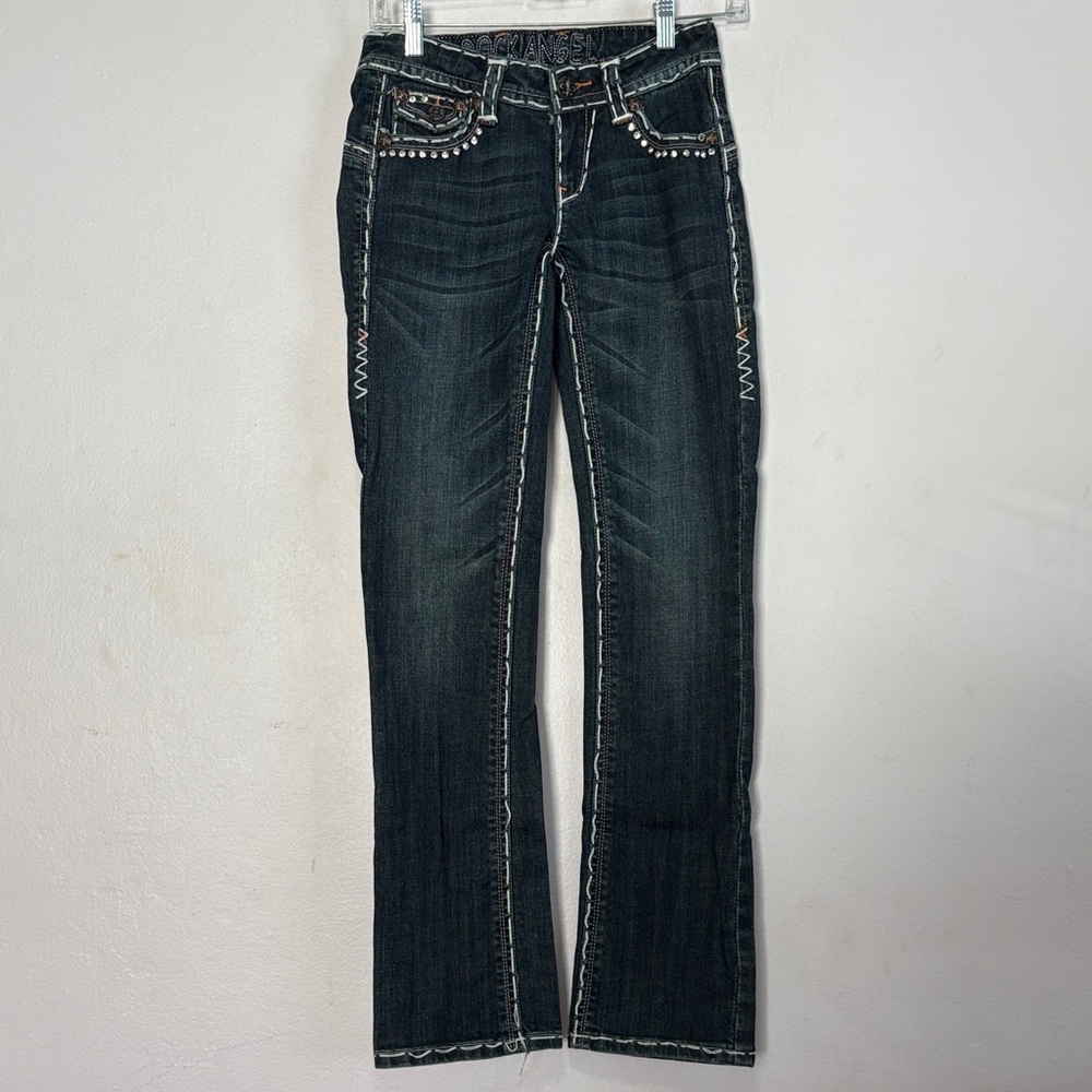 Angel Women's Indigo Straight Leg Jeans